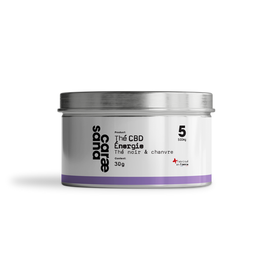 Thé CBD Energie Thé noir & chanvre 30gr